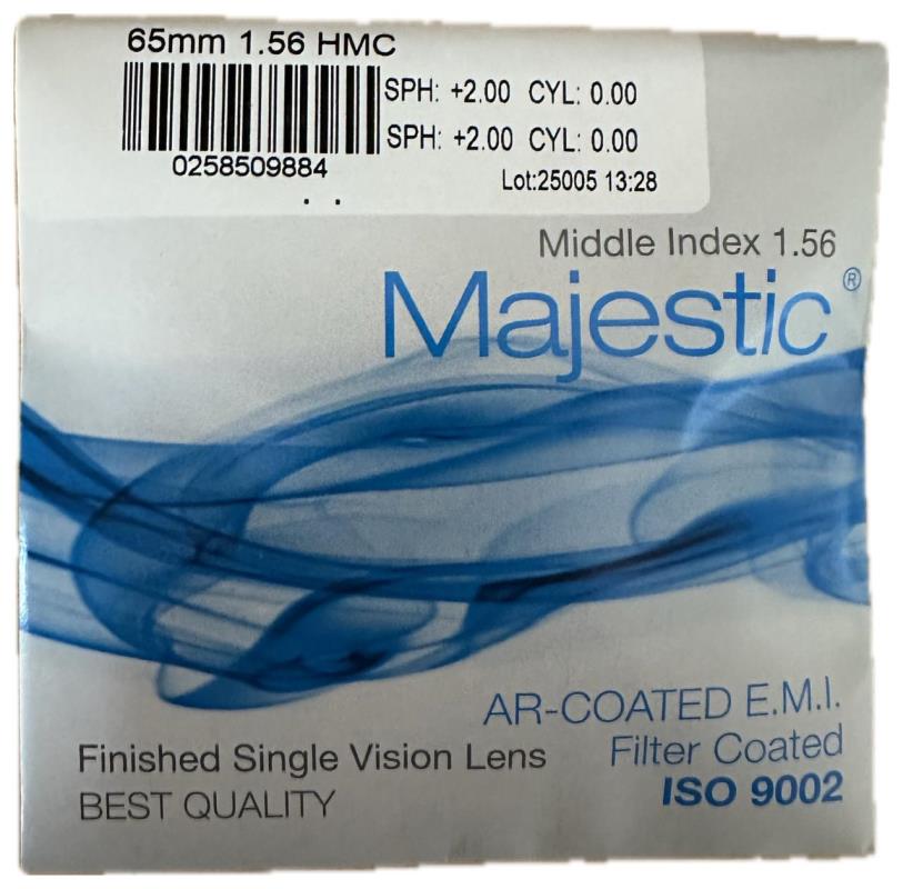 MONOFOCAL ORGANICO BLANCO C/AR DE STOCK CIL -025